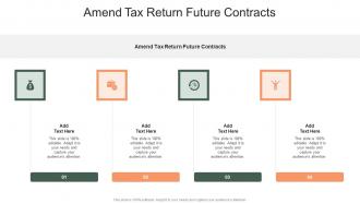 Amend Tax Return Future Contracts In Powerpoint And Google Slides Cpb