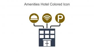 Amenities Hotel Colored Icon In Powerpoint Pptx Png And Editable Eps Format
