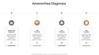 Amenorrhea Diagnosis In Powerpoint And Google Slides Cpb