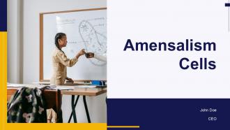 Amensalism Cells PPT Sample ACP