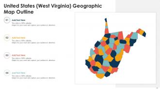 America Geographic Maps Outline In Powerpoint Bundles Image Adaptable
