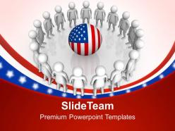 America is surrounded with great people powerpoint templates ppt themes and graphics 0713