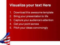 America statistics business powerpoint templates and powerpoint backgrounds 0411