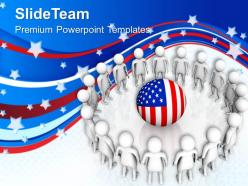 American citizans love their nation powerpoint templates ppt themes and graphics 0713