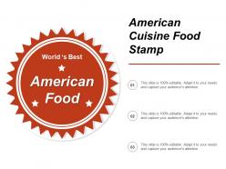 American cuisine food stamp