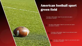 American Football Sport Green Field