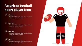 American Football Sport Player Icon