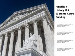 American history us supreme court building
