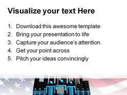 American team business powerpoint backgrounds and templates 0111