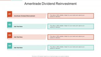 Ameritrade Dividend Reinvestment In Powerpoint And Google Slides Cpb