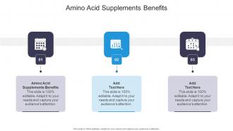 Amino Acid Supplements Benefits In Powerpoint And Google Slides Cpb