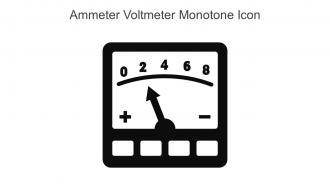 Ammeter Voltmeter Monotone Icon In Powerpoint Pptx Png And Editable Eps Format
