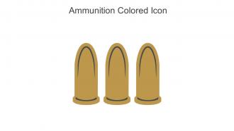 Ammunition Colored Icon In Powerpoint Pptx Png And Editable Eps Format