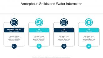Amorphous Solids And Water Interaction In Ppt Powerpoint Presentation ...