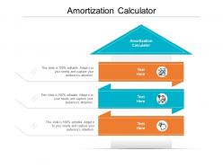 Amortization calculator ppt powerpoint presentation professional show cpb