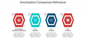 Amortization comparison refinance ppt powerpoint presentation styles design inspiration cpb