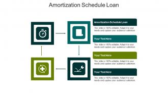 Amortization schedule loan ppt powerpoint presentation infographic template graphics cpb