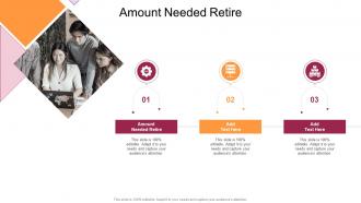 Amount Needed Retire In Powerpoint And Google Slides Cpb