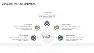 Amount Risk Life Insurance In Powerpoint And Google Slides Cpb