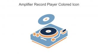Amplifier Record Player Colored Icon In Powerpoint Pptx Png And Editable Eps Format