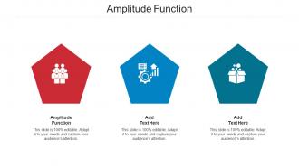 Amplitude Function Ppt Powerpoint Presentation Slides Example Cpb