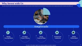 Amplitude Investor Funding Elevator Pitch Deck Ppt Template Good Attractive