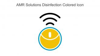 AMR Solutions Disinfection Colored Icon In Powerpoint Pptx Png And Editable Eps Format
