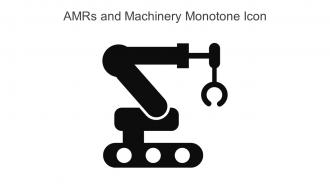 AMRs And Machinery Monotone Icon In Powerpoint Pptx Png And Editable Eps Format