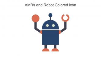 AMRs And Robot Colored Icon In Powerpoint Pptx Png And Editable Eps Format