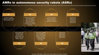 AMRS In Autonomous Security Robots ASRS Types Of Autonomous Robotic System