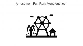 Amusement Fun Park Monotone Icon In Powerpoint Pptx Png And Editable Eps Format