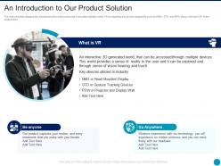An Introduction To Our Product Solution Augmented Reality