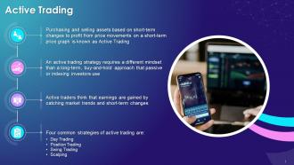 An Overview Of Active Trading Training Ppt
