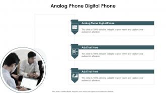 Analog Phone Digital Phone In Powerpoint And Google Slides Cpb