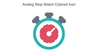 Analog Stop Watch Colored Icon In Powerpoint Pptx Png And Editable Eps Format