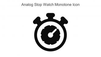 Analog Stop Watch Monotone Icon In Powerpoint Pptx Png And Editable Eps Format