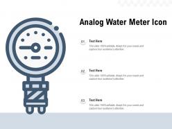 Analog Water Meter Icon