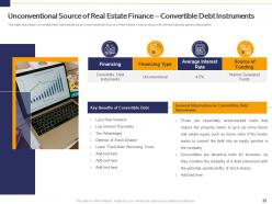 Analyse real estate finance sources and related costs involved complete deck