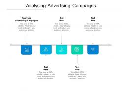 Analysing advertising campaigns ppt powerpoint presentation gallery show cpb