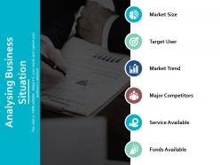 Analysing business situation market size ppt powerpoint presentation diagram ppt