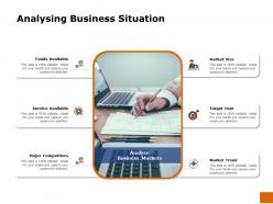 Analysing business situation service ppt powerpoint presentation pictures ideas