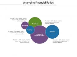 Analysing financial ratios ppt powerpoint presentation show maker cpb