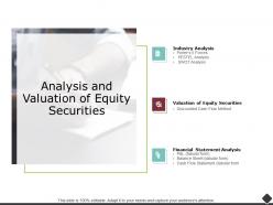 Analysis and valuation of equity securities financial statement ppt powerpoint slides