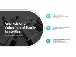 Analysis and valuation of equity securities ppt powerpoint presentation diagram images