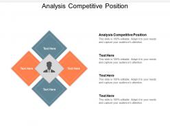 Analysis competitive position ppt powerpoint presentation inspiration grid cpb