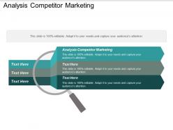 Analysis competitor marketing ppt powerpoint presentation gallery picture cpb