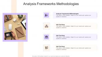 Analysis Frameworks Methodologies In Powerpoint And Google Slides Cpb