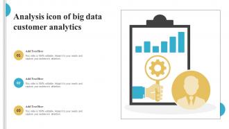 Analysis Icon Of Big Data Customer Analytics