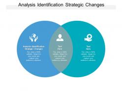 Analysis identification strategic changes ppt powerpoint presentation pictures images cpb