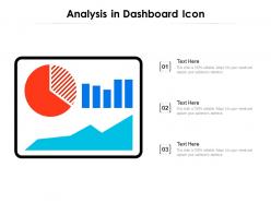 Analysis in dashboard icon
